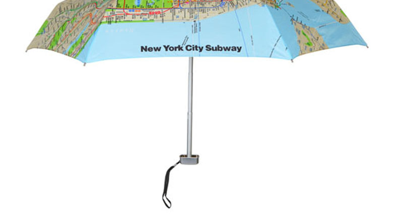 What's New, What's Hot is Travel Weekly's look at useful and fun travel gadgets, edited by Joe Rosen. First up, the Genie Compact Umbrella. No world-traveling, proud New Yorker should be without this umbrella featuring a map of the New York City subway system printed on a polyester-pongee fabric. The umbrella is stylish and practical for a foggy day in London town or the perfect accessory when you want to tell a snooty Parisian where to get off (or on, for that matter). The Genie is small enough to fit inside of a purse or briefcase.
