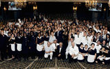 The Pierre, a Taj Hotel in New York, marks its 80th anniversary on Oct. 1 with a gathering of more than 100 employees in the Grand Ballroom. Cake designer Sylvia Weinstock created a 40-inch-tall hotel replica, which was served by GM Heiko Kuenstle.