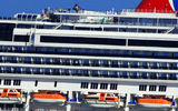 The U.S. Navy was faciliating the delivery of 4,500 pounds of supplies to the Carnival Splendor after the ship became stranded southwest of San Diego on Nov. 8.