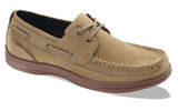 Aetrex is offering the Justin Boat Shoe, a product that it touts as both a comfortable boat shoe and a supportive walking shoe. Among its attributes, in addition to its good looks and light weight, are built-in orthotic support, a memory foam interior, an anti-microbial lining to prevent foot odor, a water-resistant leather upper and a slip-resistant sole.