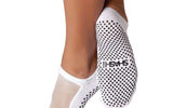 Ideal for traipsing through airport security with your shoes in a plastic bin, these socks feature a unique combination of traction and the ability to stay cool and dry. A breathable top panel and slip-resistant grippers on the bottom do the trick. Available in small, medium and large, and a wide variety of hues and prints, these Shashi Cool Feet Socks should be a welcome addition to any woman traveler's wardrobe.