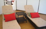 The inside of a cabana. (photo by Johanna Jainchill)