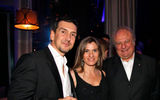 Julio Bocca, classical ballet dancer; Laura Canepa, sr. dir. of PR for Starwood Latin America; and Osvaldo Librizzi, pres. of Starwood Hotels & Resorts Latin America, at the opening of the W Santiago.