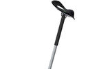 Dubbed "the human kickstand" by some, Mogo is a super-sturdy, fully collapsible seat that, at 2 pounds, can fit unfurled in your tote bag, carry-on or backpack. Featuring a reversible rubber foot for grass or hard surfaces, this well-designed, uni-pole product is made of extruded and anodized aluminum, rubber and fiberglass-reinforced nylon. In use, Mogo forms one-third of a tripod, with your legs completing the three legs of a stool. Mogo is perfect for waiting in line, attending outdoor concerts and similar activities.