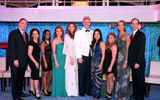 Royal Caribbean International's Oasis of the Seas was officially named in a ceremony in the ship's AquaTheater. An unprecedented seven godmothers presided over the event.