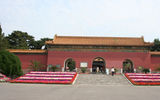 Only a handful of visitors at the Ming Tombs just outside of Beijing.