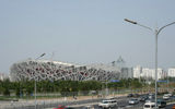 Readying the National Stadium, aka the Bird's Nest, for the Aug. 8 Beijing Olympics opening ceremony.