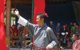 An archer at Thimphu's Changlimithang Stadium