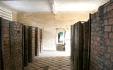 Holding cells at Tuol Sleng Genocide Museum, also known as the notorious security prison 21 (S-21) and killing fields in Phnom Penh, Cambodia