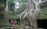 Angkor Thom, an ancient temple at Angkor Wat