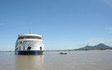 Travel Weekly’s Michelle Baran traveled on the Cambodia-Vietnam itinerary for Ama Waterways’ new ship, the AmaLotus. Pictured here, the AmaLotus on the Mekong River. Photos by Michelle Baran. Posted: Nov. 10, 2011