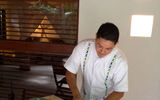 A signature welcome gift the Mayordomo provides is a ceremonial slicing of three kinds of handmade, local soaps whose scents evoke flavors associated with the region, such as chocolate and rosemary