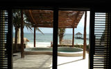 The view from the oceanfront villas