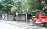 People afraid to re-enter their homes after the May 12 earthquake set up tents around Chengdu.