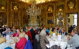 Tour participants sat down to an exclusive lunch in the Venetian room of the Leopoldskron Palace. This room was the inspiration for the ballroom in film "The Sound of Music."