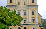 The Mondsee Cathedral where the wedding was filmed in "The Sound of Music."