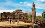 Ancient cities like this along the Cultural Triangle are major attractions for tourists in Sri Lanka, in addition to idyllic beaches and good food
