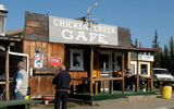 The Chicken Creek Cafe in Chicken, Alaska, an old gold mining town.