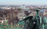 The rooftops of St. Petersburg, as seen from the kolonada, or colonnade, of St. Isaac's Cathedral.
