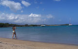 'Anaeho'omalu Bay, on the Kohala coast, is regarded as one of Hawaii's prettiest -- and most calm -- swimming venues.