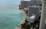 Hawaii's most famous beach is still Waikiki Beach in Honolulu, and its most iconic hotel is still the pink Royal Hawaiian.  Managing Editor Rebecca Tobin captured the following photos of Oahu hotels and highlights, starting with views from the penthouse floor of the Aston Waikiki Beachside Hotel.