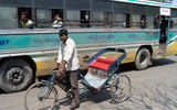 Cycle rickshaws are a popular, and inexpensive, means of transport in Old Delhi.