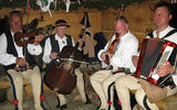 A highlander band churns out folk tunes at Chata Zbojnicka, a mountain-bandit-themed inn in Zakopane.