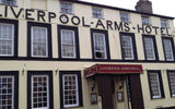 We learn about local gossip and politics while enjoying fish and chips and Speckled Hen ale at the Liverpool Inn, a short walk from the B&B where we're staying.