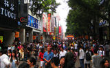 Capitalism seems to be thriving along the Beijing Road pedestrian mall, one of Guangzhou's most popular shopping districts.