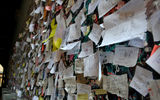 Love letters near Juliette's supposed balcony in Verona, Italy.
