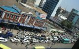 Bustling Nairobi streets.