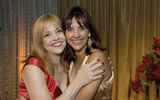 Vicki Freed, formerly of Carnival Cruise Line, and Dondra Ritzenthaler, Celebrity and Azamara. (photo by Steve Hockstein/Harvard Studios)