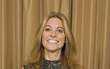 Accepting the award for Trafalgar Tours is Karen Esposito, director, groups. (photo by Steve Hockstein/Harvard Studios)