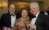 From left, Scott Supernaw, Tauck World Discovery; Betsy Sell, AAA; Brian Kennedy, Hertz. (photo by Steve Hockstein/Harvard Studios)
