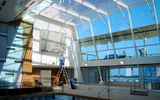 The adults-only Solarium has a lap pool, a waterfall and lounge chairs with thick cushions to help absorb sound.