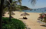 The beach at the Life Wellness Resort in Quy Nhon.