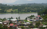Xuan Huong Lake, which is the center of Dalat.