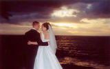 Gregg and Marcie Tucek opted to wed on Makena Cove Beach, Maui.  (photo courtesy of Hawaiian Island Weddings)