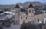 La Paz is the capital of the Mexican state of Baja California Sur. The town's main square, known as Jardin Velazco, is home to the local cathedral.