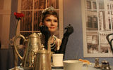 The "Breakfast at Tiffany's"-era Audrey Hepburn figure at Madame Tussauds Wax Museum in Hollywood.