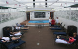 The pool and fitness center.