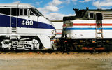 Founded at a time of peril for U.S. rail travel, Amtrak has endured decades of political uncertainty. But of late, it has been showing robust momentum. Shown here, a new F59PHI (#460), delivered in 1998, is coupled to one of the oldest active road diesels, an FL9 (#485). Photo by Matt Donnelly