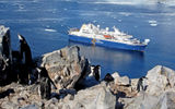 For those today who think there is nothing left to seek or nothing left untrammeled, Antarctica awaits -- serene, magnificent, empty, surreal and beautiful beyond words. And although the Seventh Continent is the world's most inaccessible, it is no longer a pipe dream for adventurers who place it high on their bucket lists. Pictured here, Quark Expeditions' 189-passenger Ocean Diamond. Photo by Lisa Maclean; posted July 1, 2014