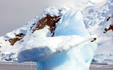 Zodiacs get up close and personal with chiseled icebergs, floating sculptures of outlandish sizes and eroded shapes.