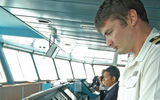 First Officer Divo Bosolt prepared itinerary options when the next port of call, in Osaka, was canceled.