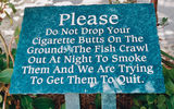 Sign at Atlantis, Paradise Island.