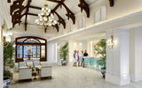The lobby at the Rosewood at Baha Mar.