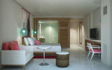 A guestroom at the Grand Hyatt at Baha Mar.