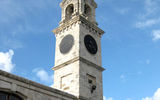 One of two 100-foot-tall belfries at the Clock Tower Mall at Bermuda's historical Royal Naval Dockyard.