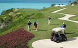 The phenomenal, peninsular 16th hole at the Port Royal Golf Club.
